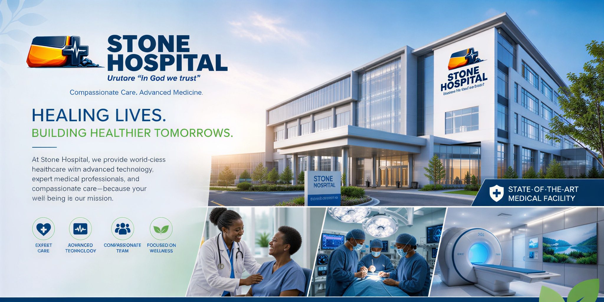 Home stone hospital banner